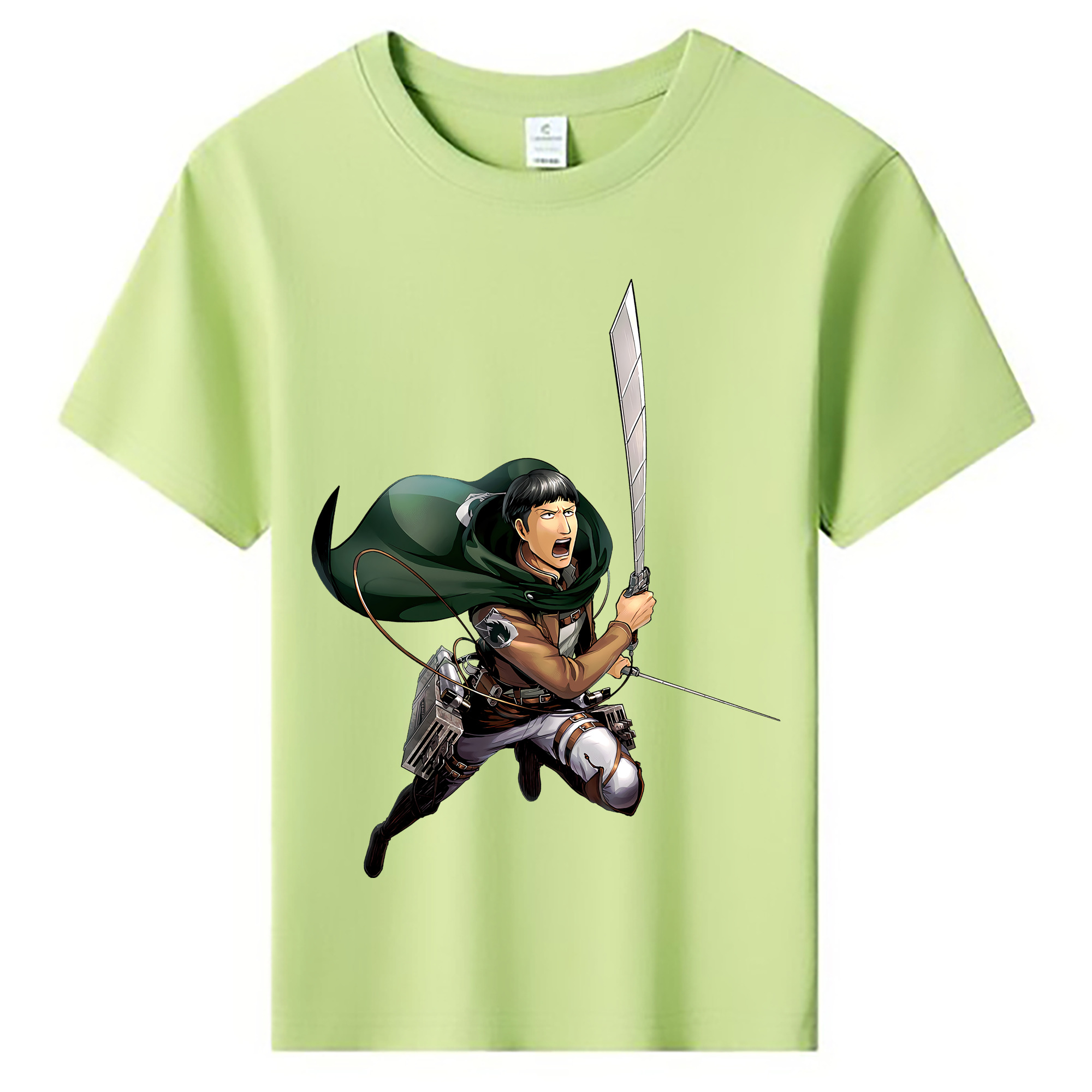 （画像用） 進撃の巨人 Attack on Titan 綿100％キッズTシャツ（フロントプリント）